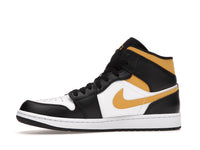 Air Jordan 1 Mid White Pollen Black