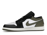 Air Jordan 1 Low Black Toe Medium Olive