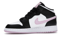Air Jordan 1 Mid White Black Light Arctic Pink