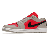 Air Jordan 1 Retro Low Light Iron Ore Siren Red