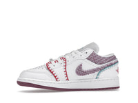 Air Jordan 1 Low White Light Bordeaux