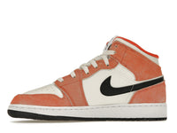 Air Jordan 1 Mid SE Orange Suede