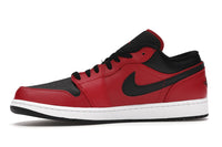 Air Jordan 1 Low Reverse Bred Pebbled Swoosh