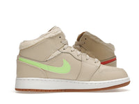 Air Jordan 1 Mid Utility Fleece Pearl White