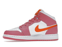 Air Jordan 1 Mid Pinksicle Safety Orange