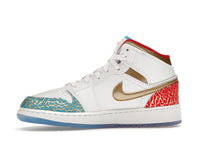 Air Jordan 1 Mid Sneaker School NC to Chicago