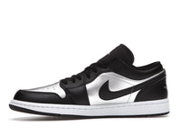 Air Jordan 1 Low SE Black Metallic Silver