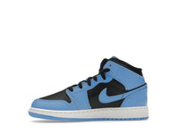 Air Jordan 1 Mid University Blue Black