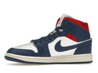 Air Jordan 1 Mid French Blue Gym Red