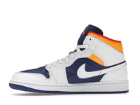 Air Jordan 1 Mid Royal Blue Laser Orange