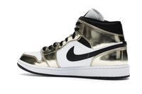 Air Jordan 1 Mid Metallic Gold Black White