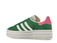 Adidas Gazelle Bold Green Lucid Pink