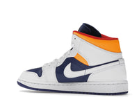 Air Jordan 1 Mid Royal Blue Laser Orange