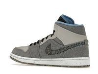 Air Jordan 1 Mid Crater Grey University Blue
