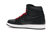 Air Jordan 1 Retro High Black Satin Gym Red