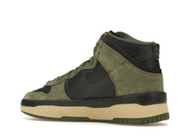 Nike Dunk High Up Medium Olive Black Velvet Brown Wolf Grey