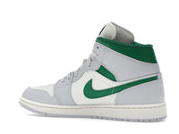 Air Jordan 1 Mid White Pure Platinum Pine Green