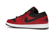 Air Jordan 1 Low Reverse Bred Pebbled Swoosh