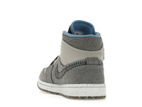 Air Jordan 1 Mid Crater Grey University Blue