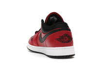Air Jordan 1 Low Reverse Bred Pebbled Swoosh