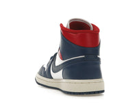 Air Jordan 1 Mid French Blue Gym Red