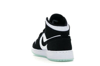 Air Jordan 1 Mid White Black Teal Tint