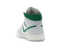 Air Jordan 1 Mid White Pure Platinum Pine Green