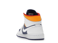 Air Jordan 1 Mid Royal Blue Laser Orange