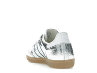 Adidas Samba OG Silver Metallic Cracked Leather