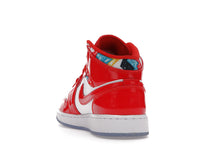 Air Jordan 1 Mid Barcelona Sweater Red Patent
