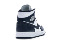 Air Jordan 1 Mid White Metallic Gold Obsidian