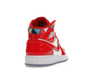 Air Jordan 1 Mid Barcelona Sweater Red Patent