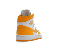 Air Jordan 1 Mid White University Gold
