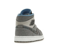 Air Jordan 1 Mid Crater Grey University Blue