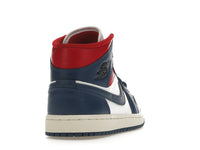 Air Jordan 1 Mid French Blue Gym Red