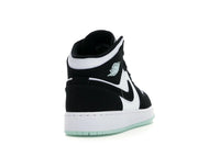 Air Jordan 1 Mid White Black Teal Tint