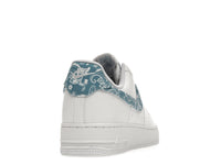 Nike Air Force 1 Low '07 Essential White Worn Blue Paisley