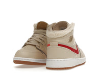 Air Jordan 1 Mid Utility Fleece Pearl White