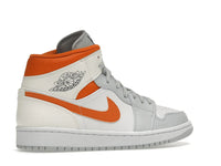 Air Jordan 1 Mid Starfish Pure Platinum