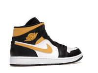 Air Jordan 1 Mid White Pollen Black