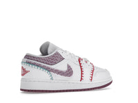 Air Jordan 1 Low White Light Bordeaux