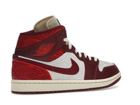 Air Jordan 1 Mid SE Tiki Leaf Team Red