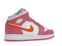 Air Jordan 1 Mid Pinksicle Safety Orange