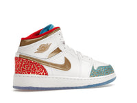 Air Jordan 1 Mid Sneaker School NC to Chicago