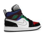 Air Jordan 1 Mid SE Black White Multi-Color