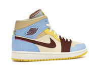 Air Jordan 1 Mid SE Fearless Maison Chateau Rouge