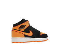 Air Jordan 1 Mid SE Black Vivid Orange