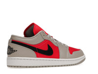 Air Jordan 1 Retro Low Light Iron Ore Siren Red