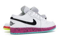 Air Jordan 1 Low Multi-Color Midsoles White