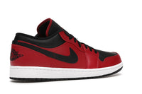 Air Jordan 1 Low Reverse Bred Pebbled Swoosh